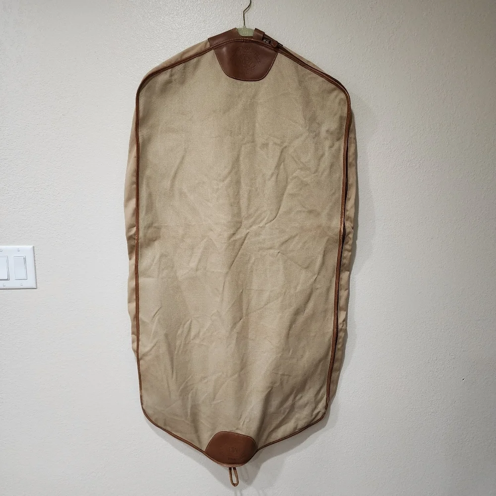 Vintage Ghurka Marley Hodgson No. 64 Cover Up II Canvas & Leather Garment Bag